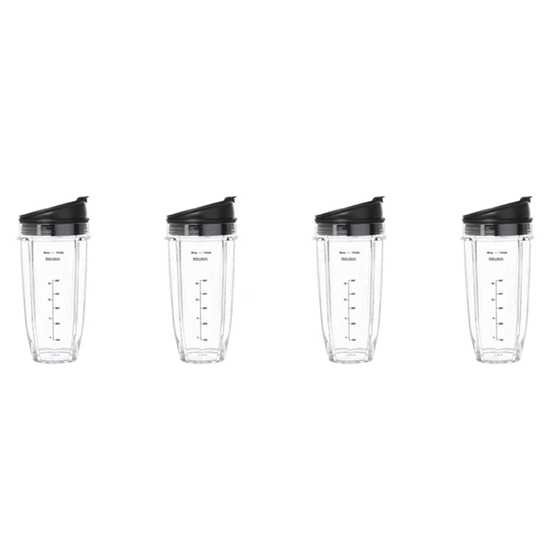 

AFBC 4X Замена чашки блендера для Nutri Блендер с ниндзя Cup, запасные части для блендера, запчасти блендера (24 унции/710 мл)