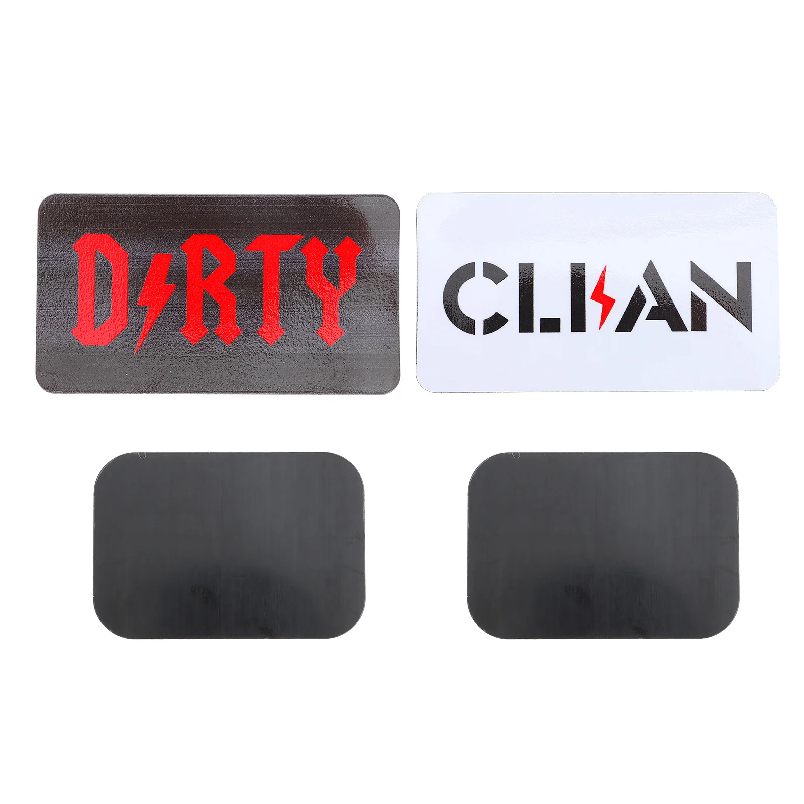 1Pcs Unique Style Dishwasher Magnet Clean Sign Dual Side Magnetic Indicator for Washing Machine Fridge Double Side Magnetic Sign