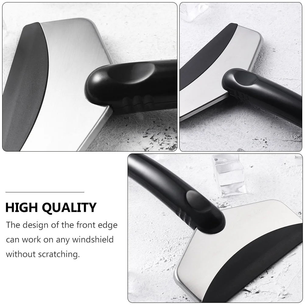 

6Pcs Metal Ice Scraper Stainless Steel Handheld Snow Windshield Cleaning Tool Winter Frost Remover Car