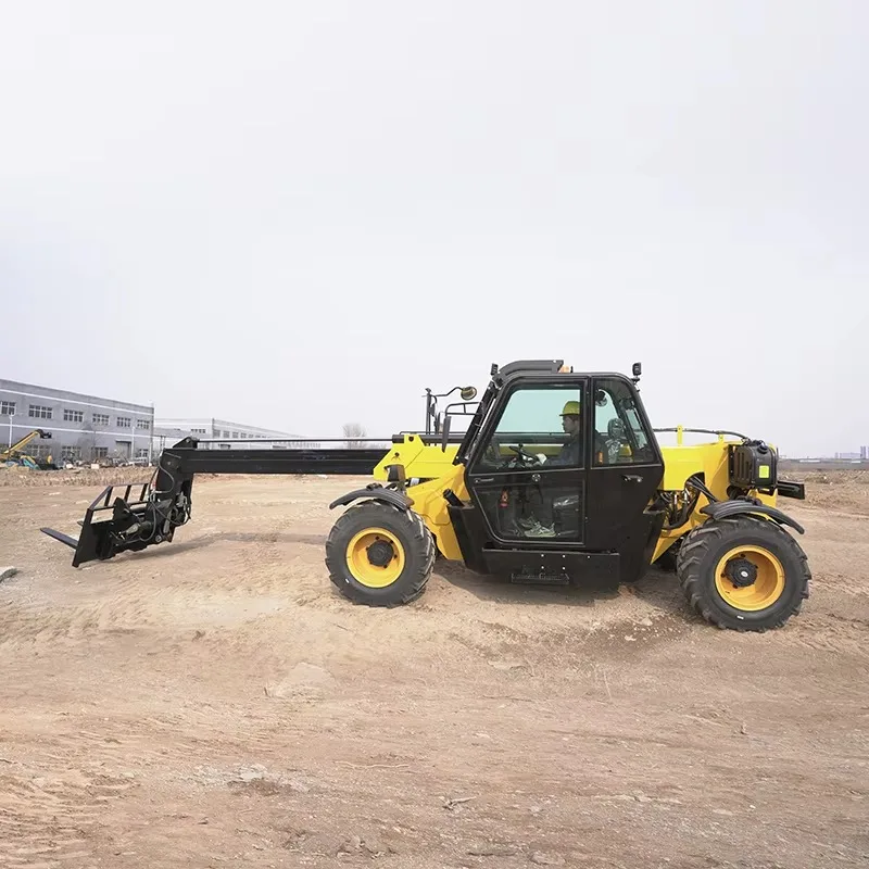 Customized Diesel Engine 3 Ton Telescopic Forklift Telehandler Rough Terrain Forklift With 4x4 Drive For Retail Use