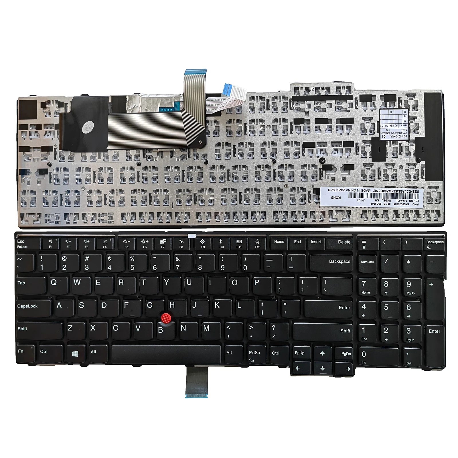 

Laptop Replacement US Layout Keyboard for Lenovo Thinkpad L570 (type 20J8, 20J9 20JQ, 20JR)