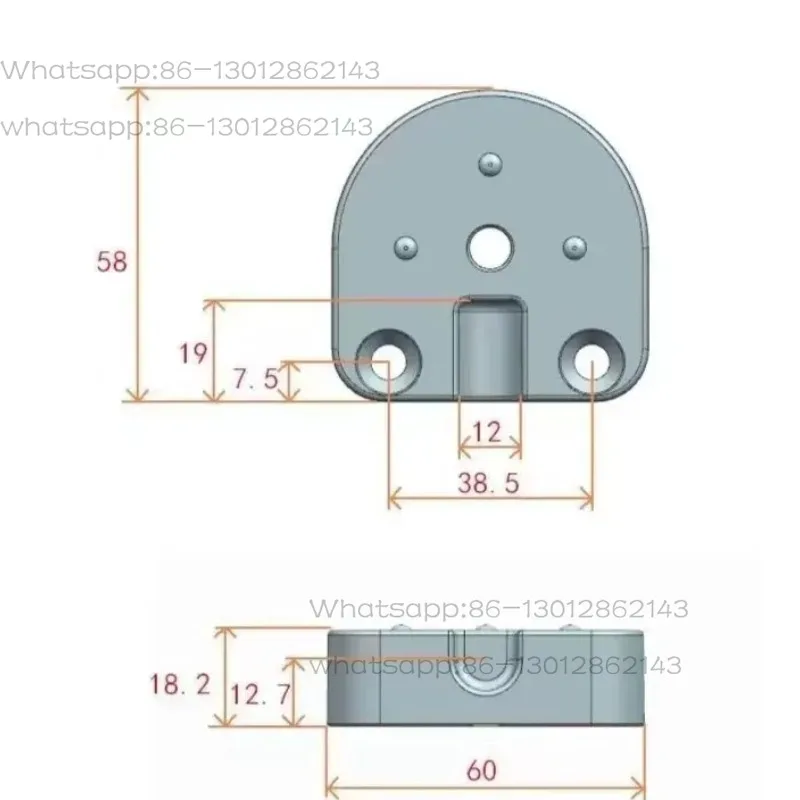 Upgraded Motor Fixed Reinforced Lock, Foot Fixed Lock, Kayak Thruster Fixed Piece, Pair