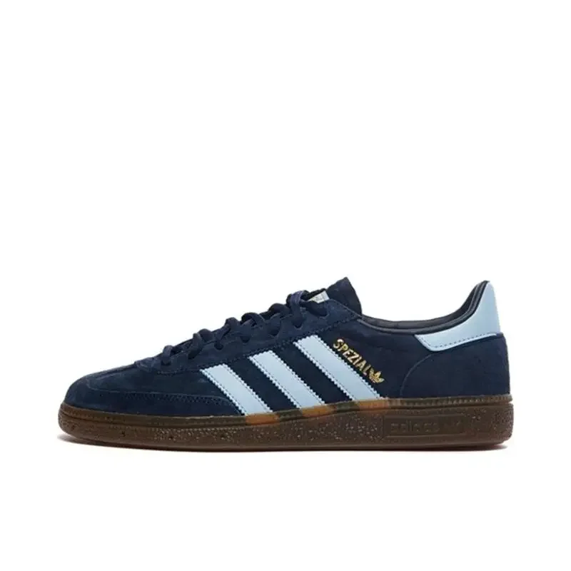 Adidas Origins HANDBALL SPEZIAL Comfortable, Wear Resistant, Anti Slip Low Cut Board Shoes for Men and Women in Blue Brown 36-45