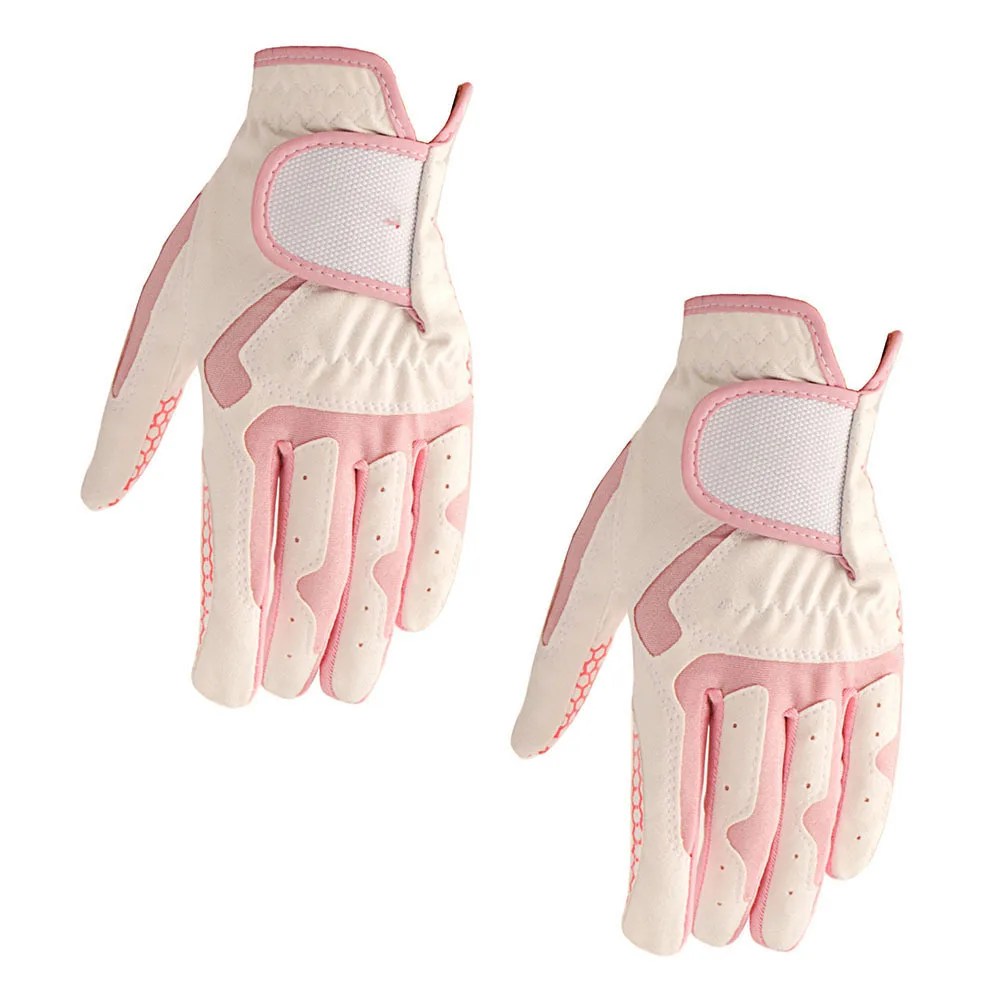 1 paire de gants de Golf pour femmes, gants de golfeur, respirants, absorbant la sueur, Protection des doigts, antidérapants, housse de Protection des mains