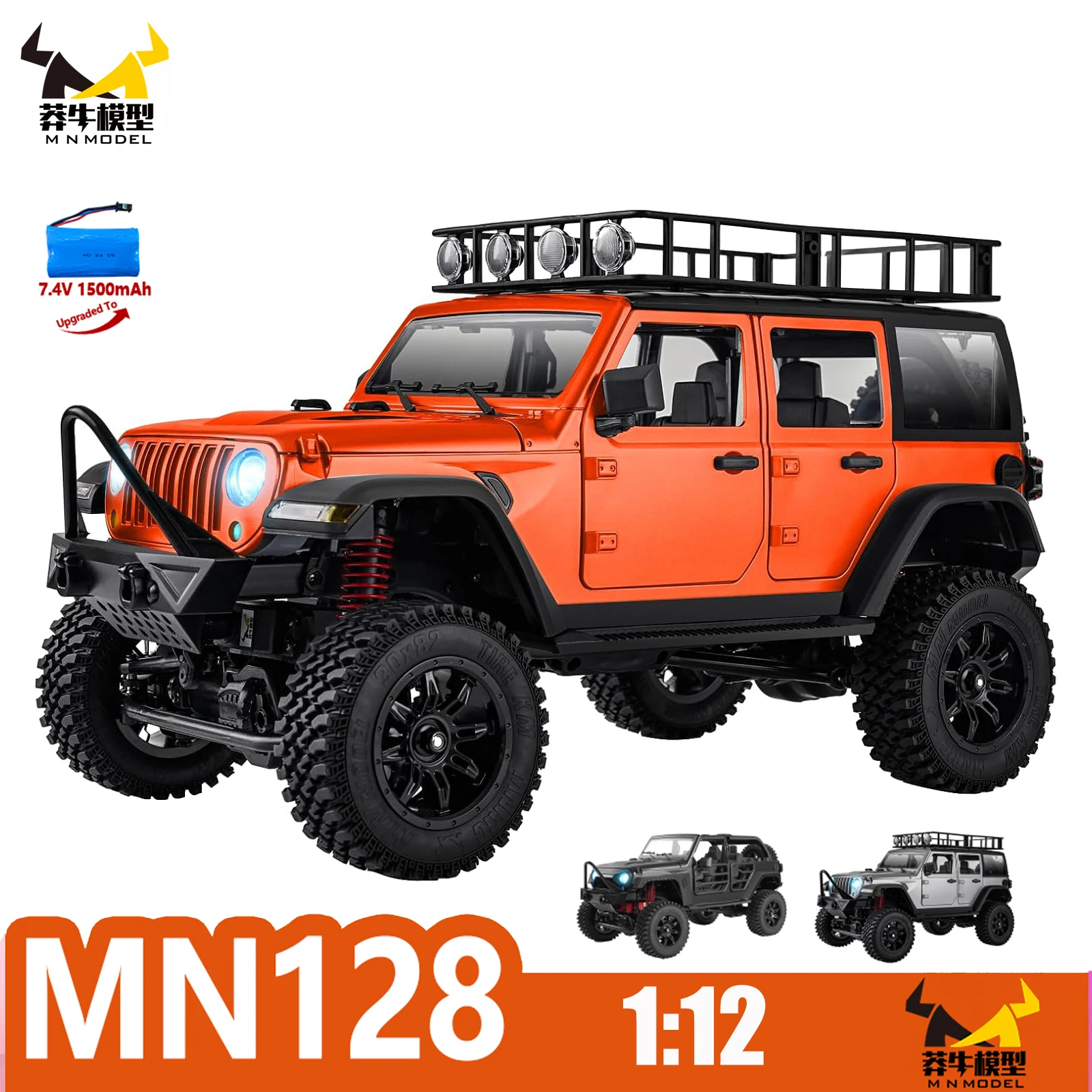 

MN128 1/12 RC Car 4WD Jeep Модель 2,4G Пульт дистанционного управления Светодиодный светильник 4X4 Off Road 4WD Альпинистский RC Грузовик Электрический игрушечный автомобиль Подарок для мальчика