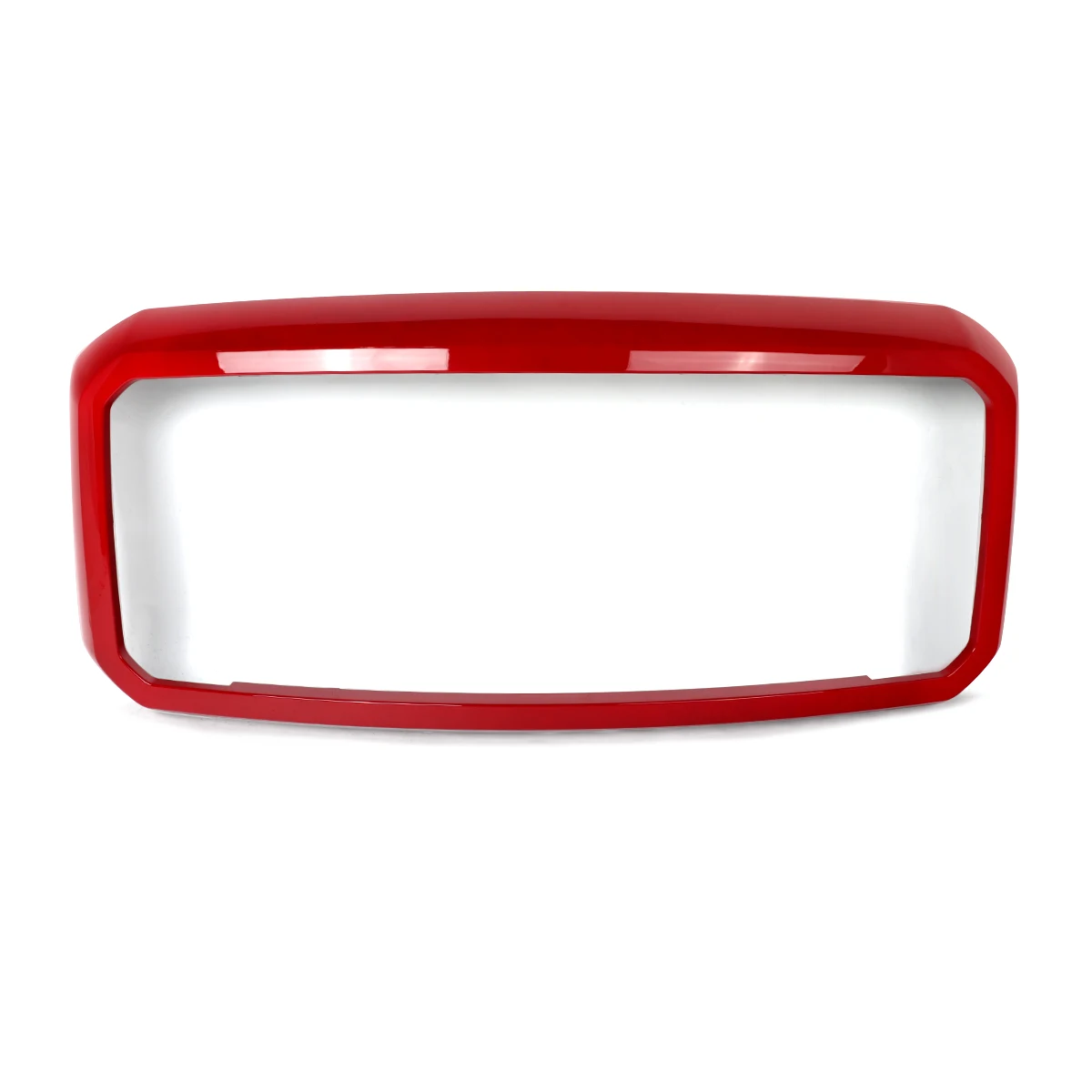 Magickit Front Grill Frame Surround Shell Replace For Ford F250 F350 Super Duty 2011-2016 King Ranch Lariat XLT Vermilion Red E4