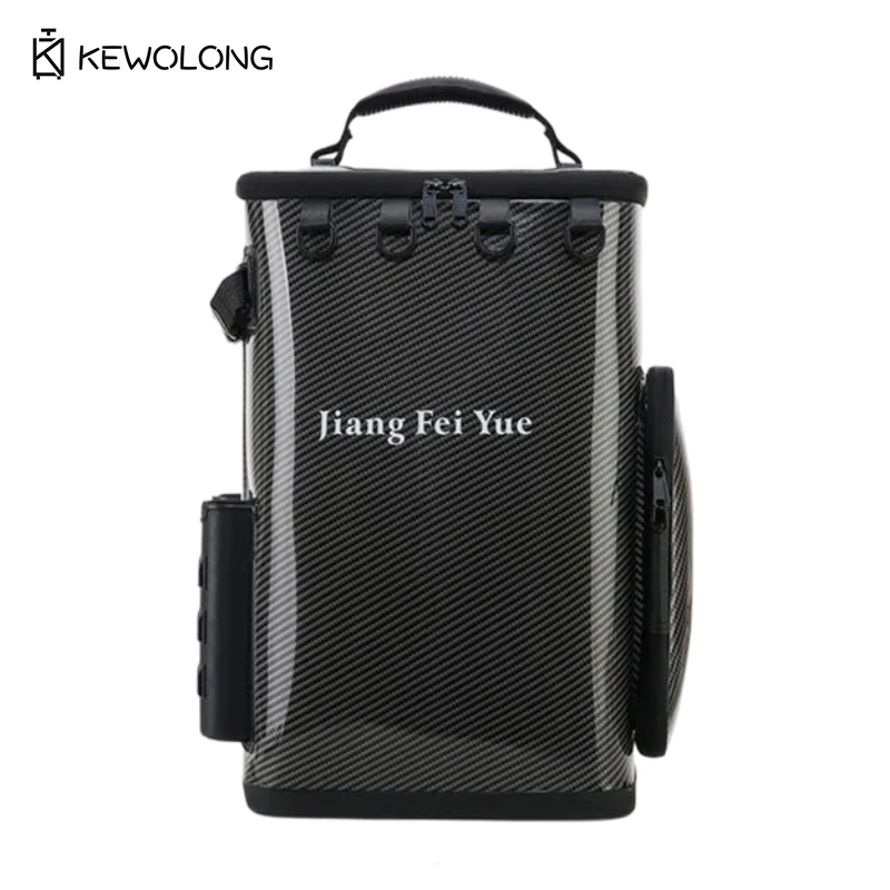 Thickened Waterproof Lure Backpack, Large Capacity Fishing Tackle Bag with Portable Fish Bucket, Outdoor Rod Storage Backpack