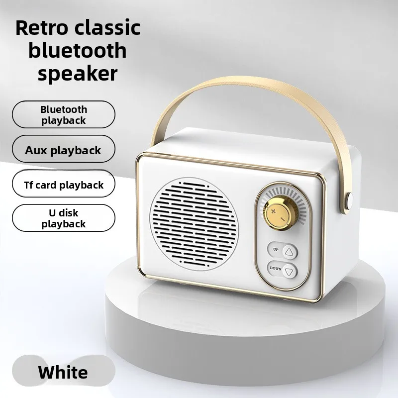 Mini Retro-Style Bluetooth Speaker: Instagram-Featured, Portable & Wireless Outdoor Speaker