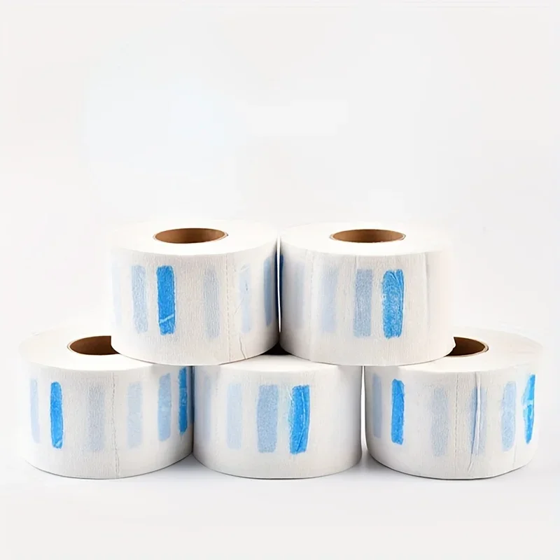 5pcs/set Professional Neck Paper Salon Barber Hair Dresser Roll Cutting Dressing Hairdressing Collar Accessory Necks Covering