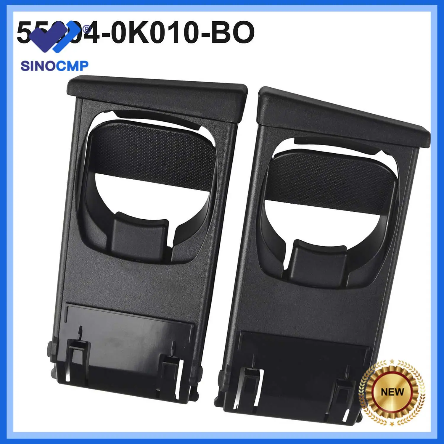 2pcs Cup Holder Correct Connector 2004-2015 55604-0K010 For Toyota Hilux Vigo SR Pickup Fortuner Car Parts