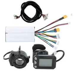 24/36V Electric Scooter Controller LCD Display Control Panel Brake Set Extension Cord Replacement Electric Scooter Accessories