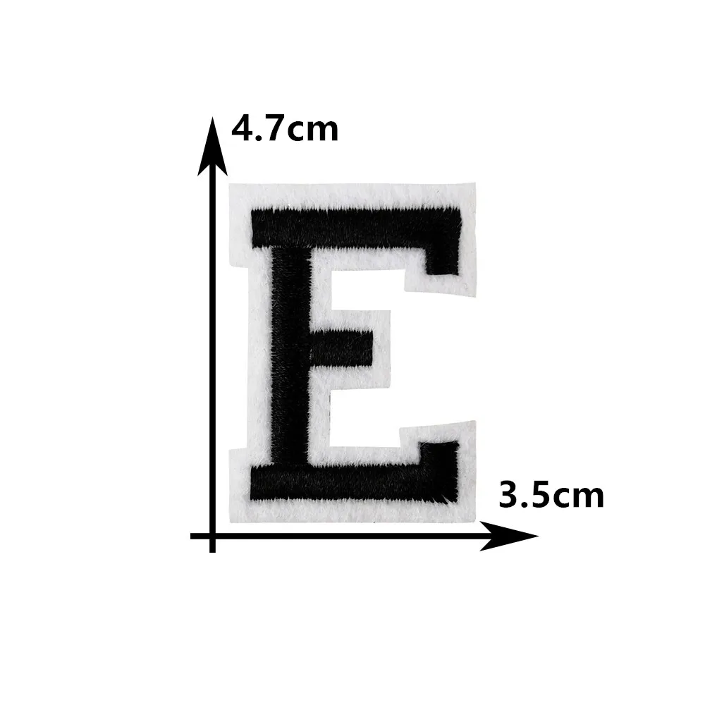 26 wyszywane litery naszywka do szycia do dekoracji odzieży DIY dostarcza materiały akcesoria do łatka do prasowania kleju topliwego