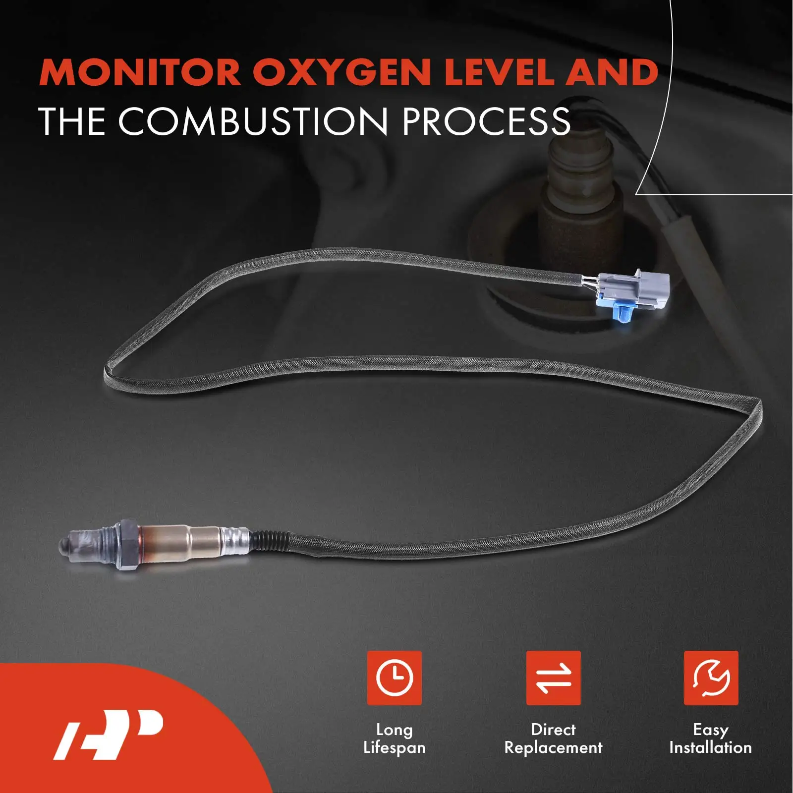 A-Premium Downstream O2 Oxygen Sensor with 4-Blades for Kia Soul 2011