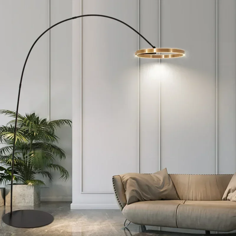 

Nordic C Ring LED Floor Lamps Dimmable for Living Dining Room Bedroom Sofa Standing Lamp Home Decor Lusters Luminaires 220V 110V