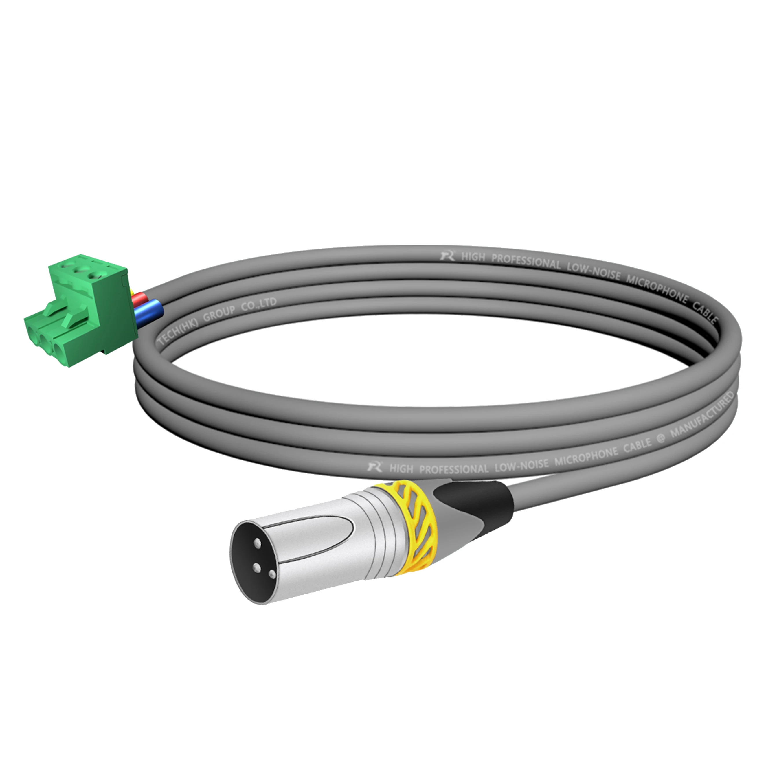5,08mm 3-Pin Phoenix Terminal zu Direktanschluss 3P XLR-Stecker, Geräuscharmes Abgeschirmtes Mikrofonkabel für Stabile Audiosignalübertragung – Detail 6