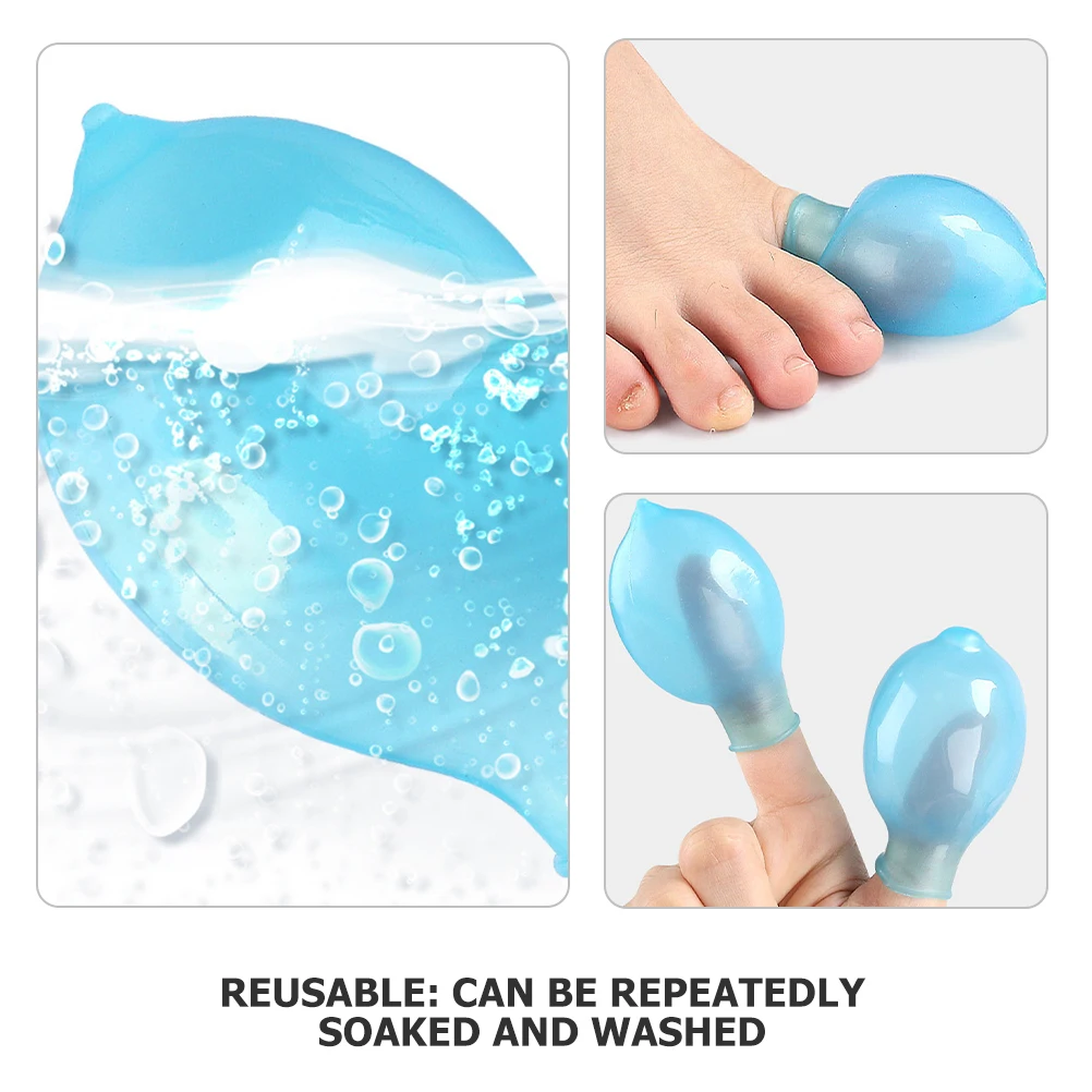 4pcs Finger and Toe Covers Caps Protectors for Shoes Cushions Nail Tpe Guards Shoe Covers Toe Warmer Covers For Men And Women