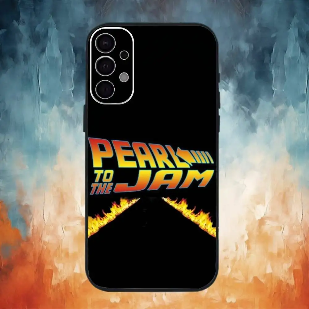 Custodia per telefono Band P-Pearl J-Jam per Samsung S25, S24, S21, S22, S23, S30, Ultra, S20, Plus, Fe, Note, 10.9,5G Cover nera