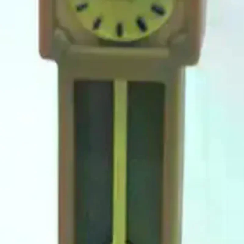 

Dollhouse furniture model, mini retro standing clock model, mini floor clock, wooden floor clock