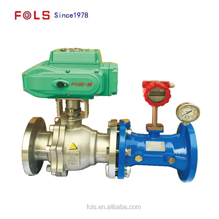 Water flow regulating motorized control ball valve system