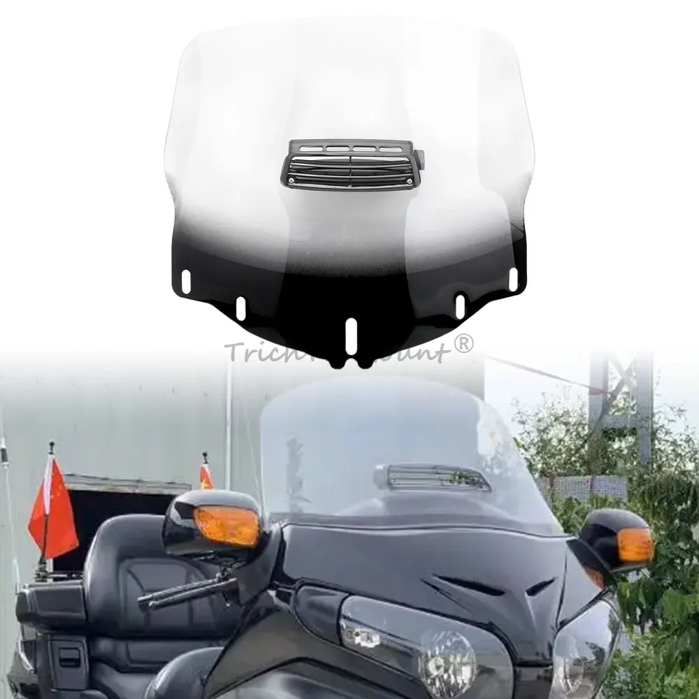 

Motorcycle Accessories Clear ABS Plastic Windscreen Windshield For Honda Gold Wing Audio Comfort Navi ABS GL1800HPNA 2006-2017