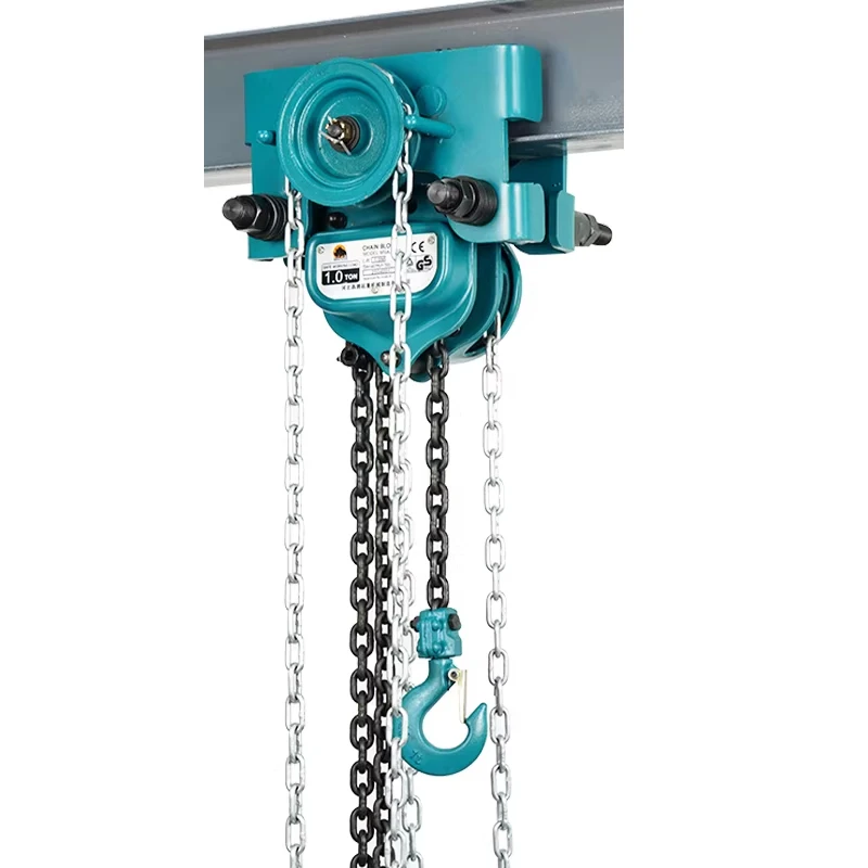 1T/2T/3T All-in-One Hand Chain Hoist I-Beam Pulley  Manual Chain Hoist Combination Chain Hoist Trolley Hoist(Customized)
