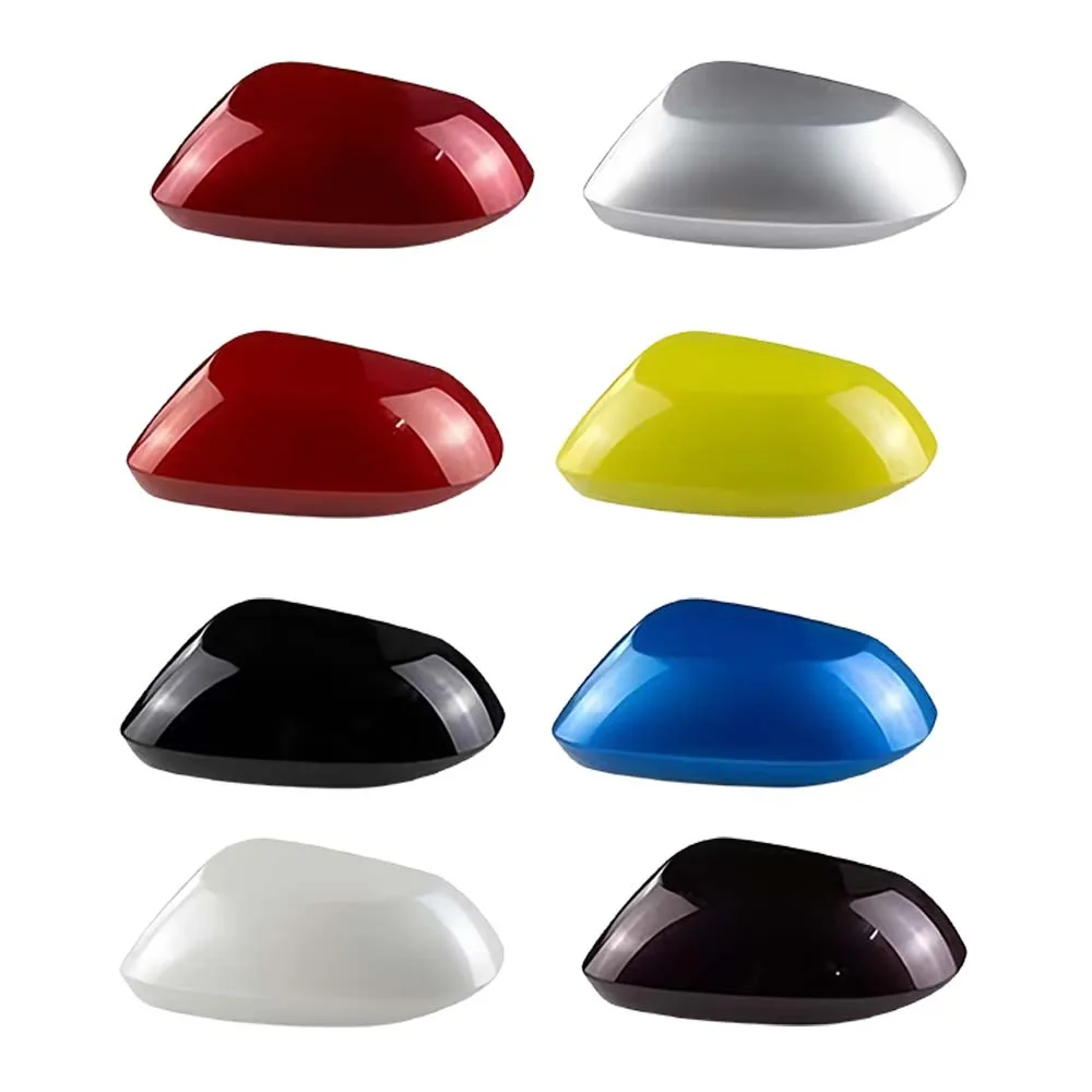 

Japanese Version Coral Red Crystal Silver Protective Cover Door Mirror Shell For Mazda2 DEMIO 2024 2025 Car Rearview Accessories