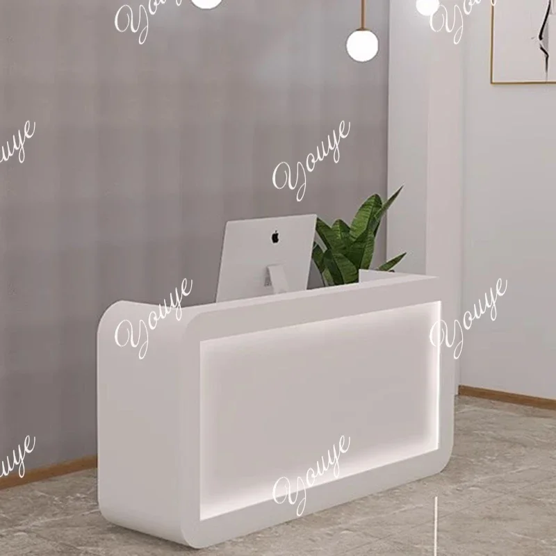 A63 منظمات تصميم مكاتب الاستقبال بار جمالي بسيط أفضل مكاتب استقبال الشركة الجمال الفاخر Escritorio أثاث المكاتب #5