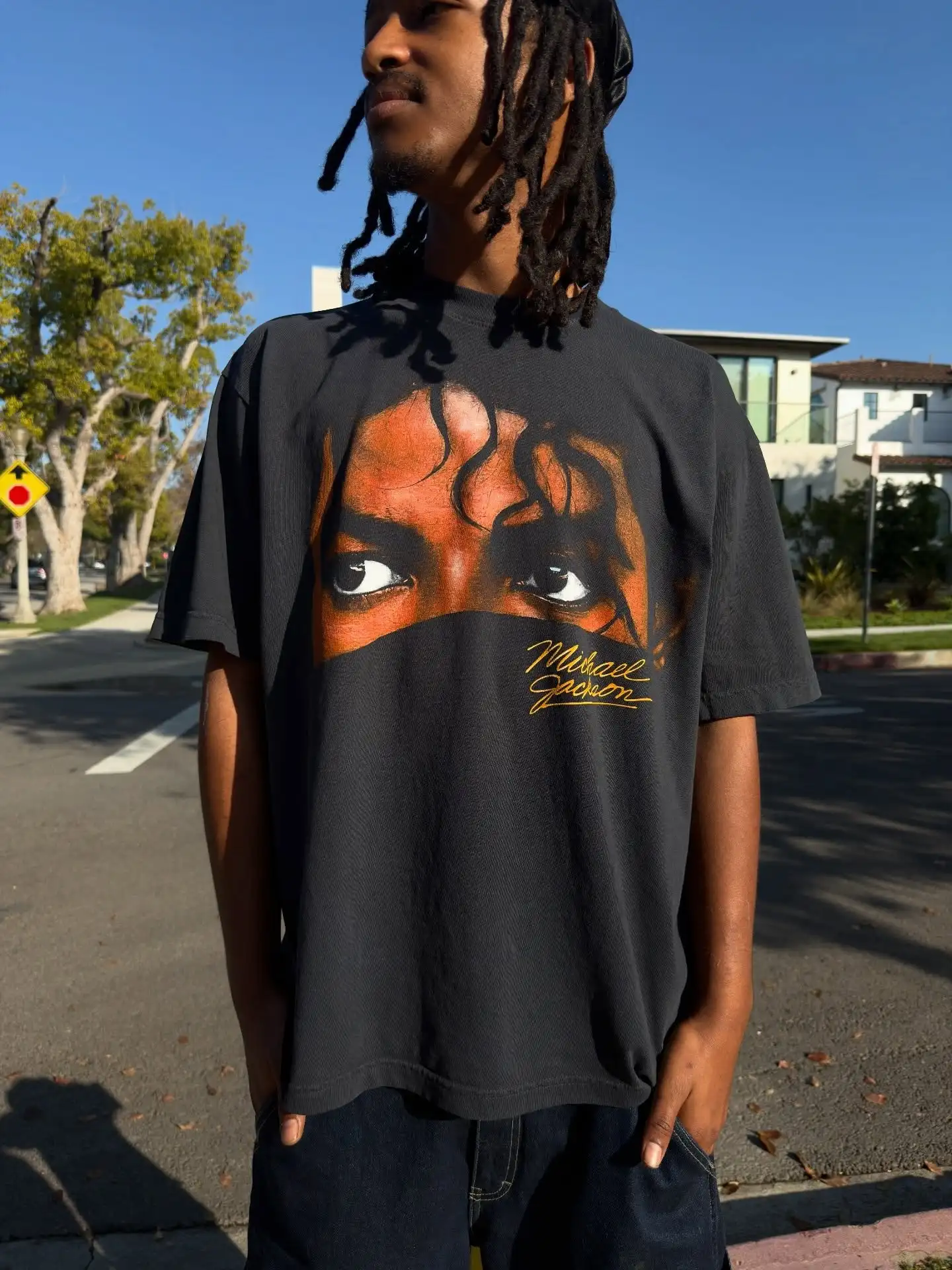 American Michael Jackson Graphic T Shirts Y2k Tops Oversized T Shirt Couples Pro Choice Harajuku Gothic Streetwear Men Clothing