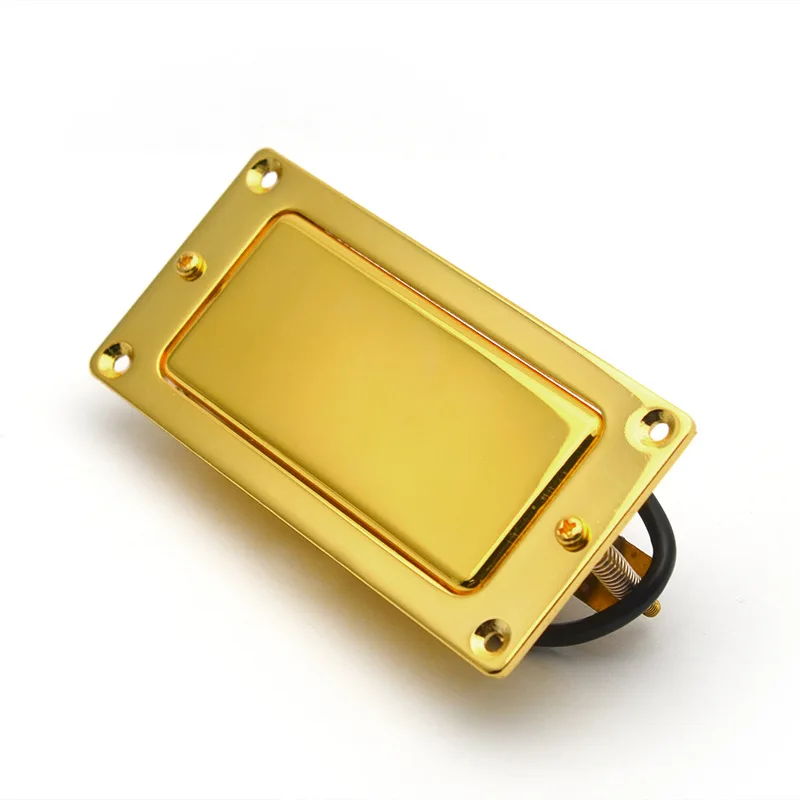 Top Selling 72x32mm Sealed Humbucker Pickup 4-Conductor Coil Split Brass Cover for Electric Guitar