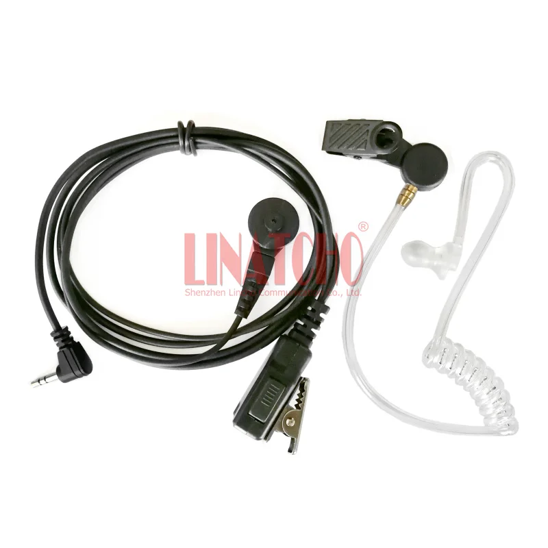 T6200 T6210 T6212 T6220 اسلكية تخاطب أنبوب صوتي شفاف 2.5 مللي متر سماعة