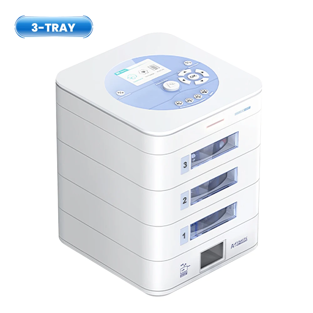 Automatische pillendispenser voor 28 dagen, veilig medicijnbeheer op afstand voor senioren, realtime app-bediening, spraakbegeleiding - afbeelding 1