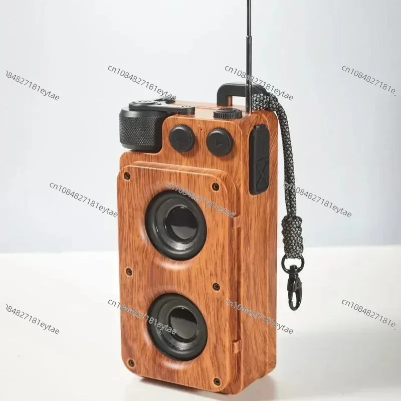 A6 Vintage Wireless Bluetooth Sound Subwoofer Mini Fashion FM Radio Outdoor Small Speaker Desktop Computer Loud