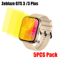 5PCS For Zeblaze GTS 3 Plus Smart watch Screen Protector Cover HD TPU Film