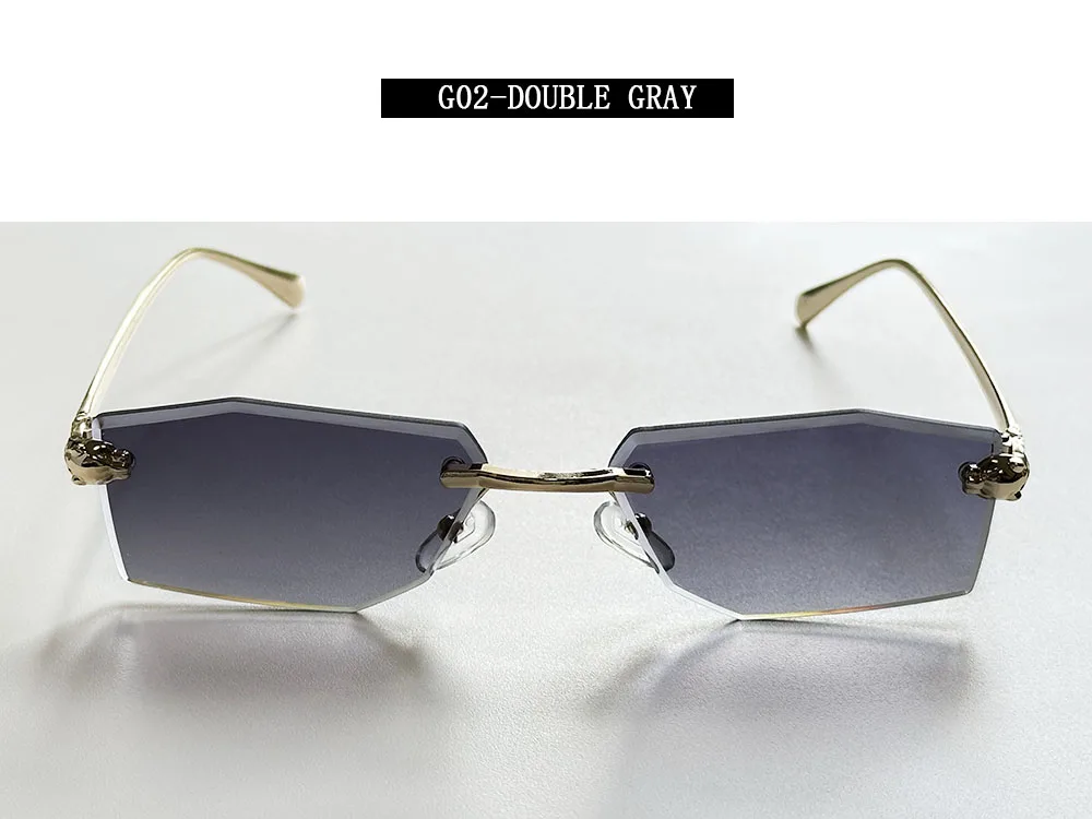 2026 randlose Sonnenbrille Frauen Vintage Luxus Mode Gläser Shades Dropshipping Luxe Lentes De Sol Mujer Lunette Soleil Femme – Detail 19