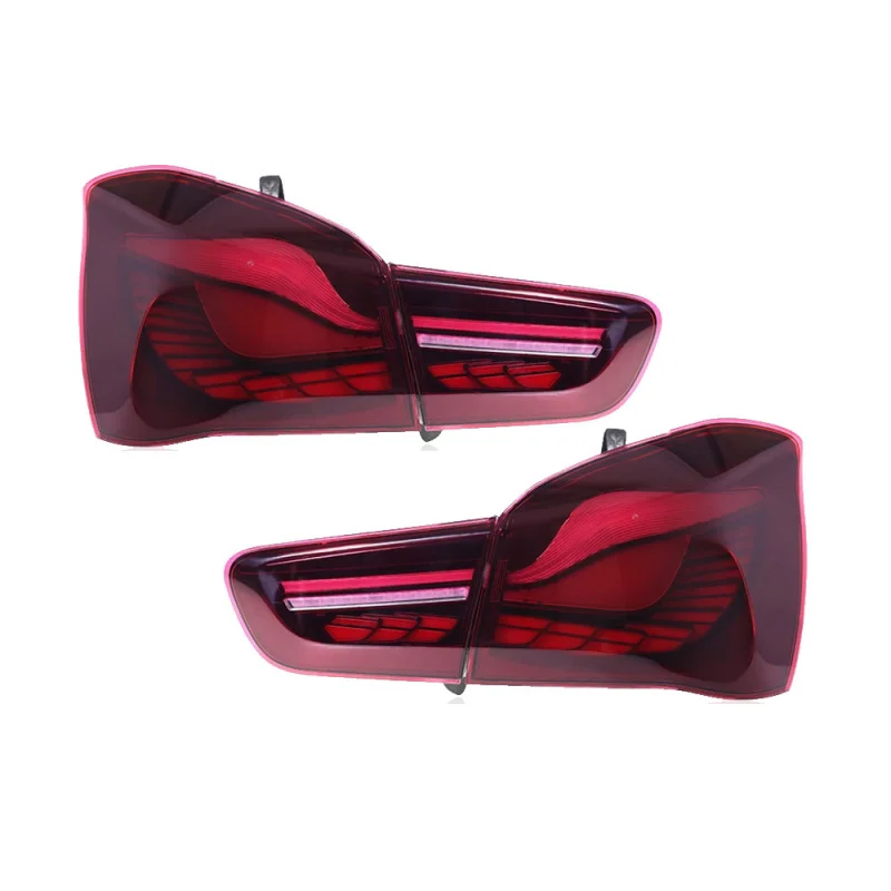Car Taillights For 1 Series F20 F21 2015-2018 Rear Lights GTS Style Dragon Scale LED DRL Tail Lamp Accessories Plug And Play