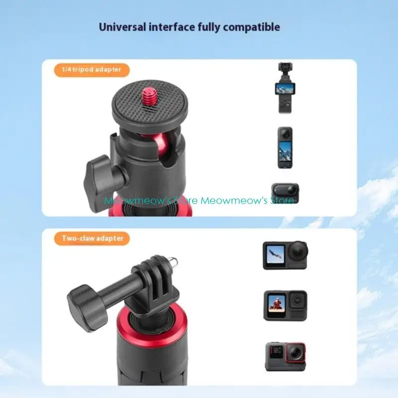 W91A Selfie Selfie مع Tripod Stand Association Extension Extension Telescoping Selfie Tripod لكاميرا الحركة