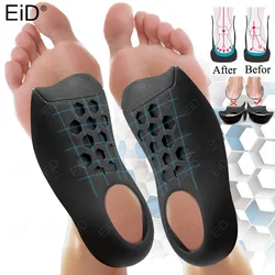 Solette plantari EiD per correzione gambe XO piedi piatti ortopedici dolore al tallone supporto per arco plantare per uomo donna solette per scarpe inserto per suola