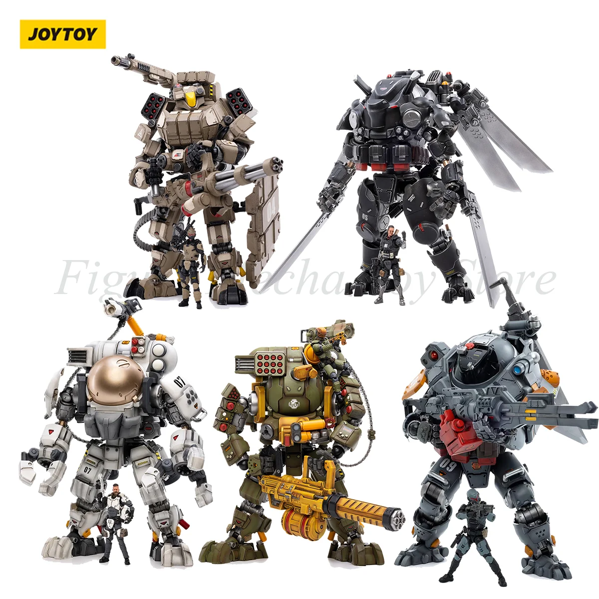 Joytoy 1/25 Actiefiguur Mecha Ijzeren Kraanwagen 01 Tot 08 Combat Mecha Collectie Model Speelgoed Verjaardagscadeaus Gratis Verzending