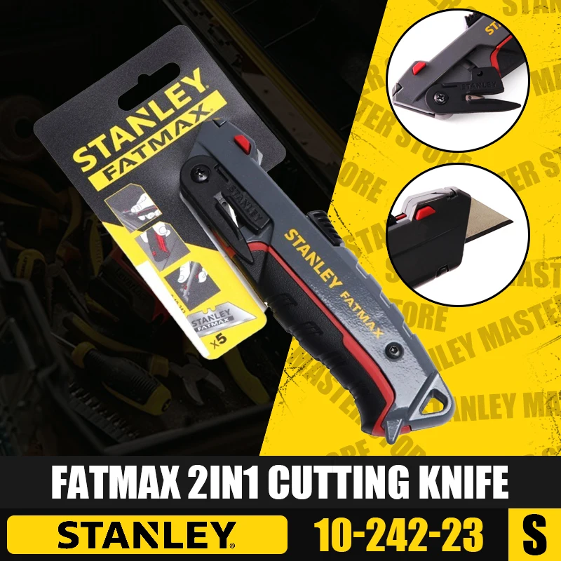 STANLEY 10-242-23 FATMAX 2in1 Cutting Knife Woodworking Electricians Work Knives Hand Tools