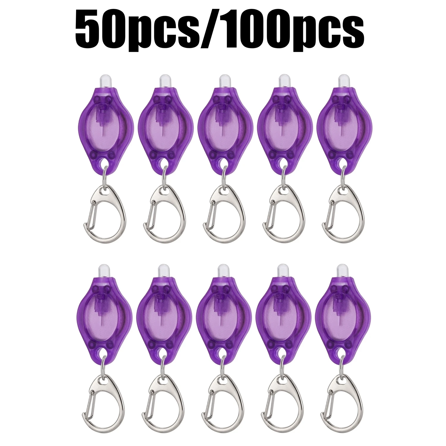 1/10/50/100pc 365/395nm LED Mini UV Keychain Light Money Scorpion Pet Stains Cat Tinea Marker Ultraviolet Key Chain Lamp Torch