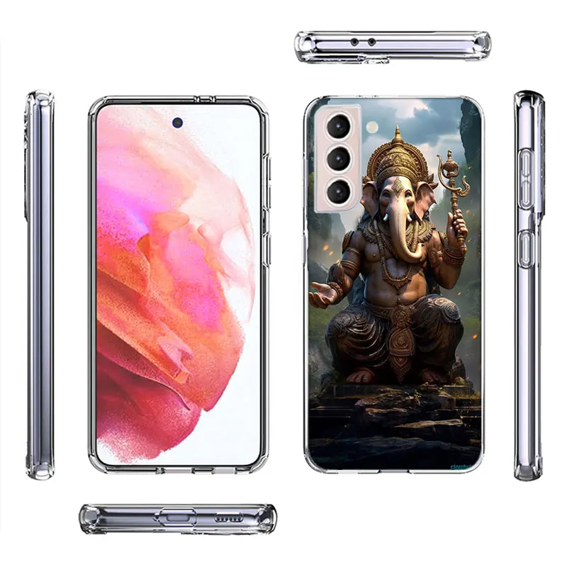 Ganesh lord Phone Case For Samsung A04S A15 A25 A35 A55 A05S Galaxy S25 S24 FE Note 20 Ultra 10 Lite 9 8 M12 M51 M30S M21 M52 Co