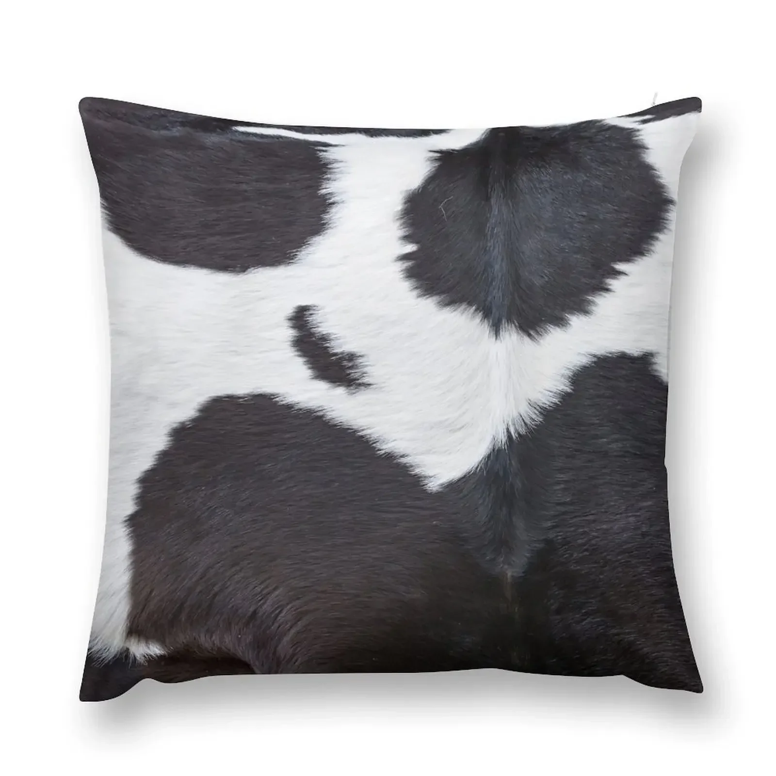 

Cowhide Black & White Throw Pillow pillow pillowcase Christmas Pillow Covers