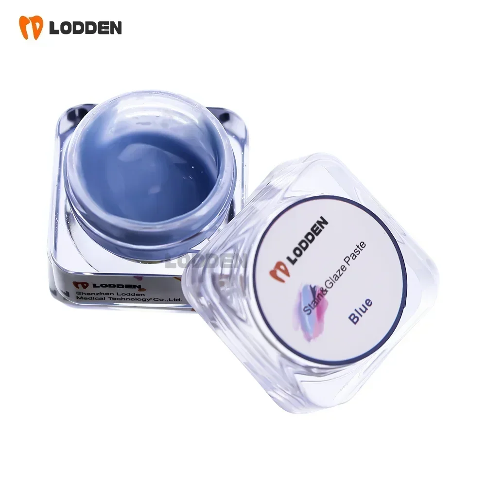 LODDEN Dental Porcelain Stain & Glaze Paste 4g do cyrkonu Lithium Disilicate Glass Ceramic Low Temperature Glaze