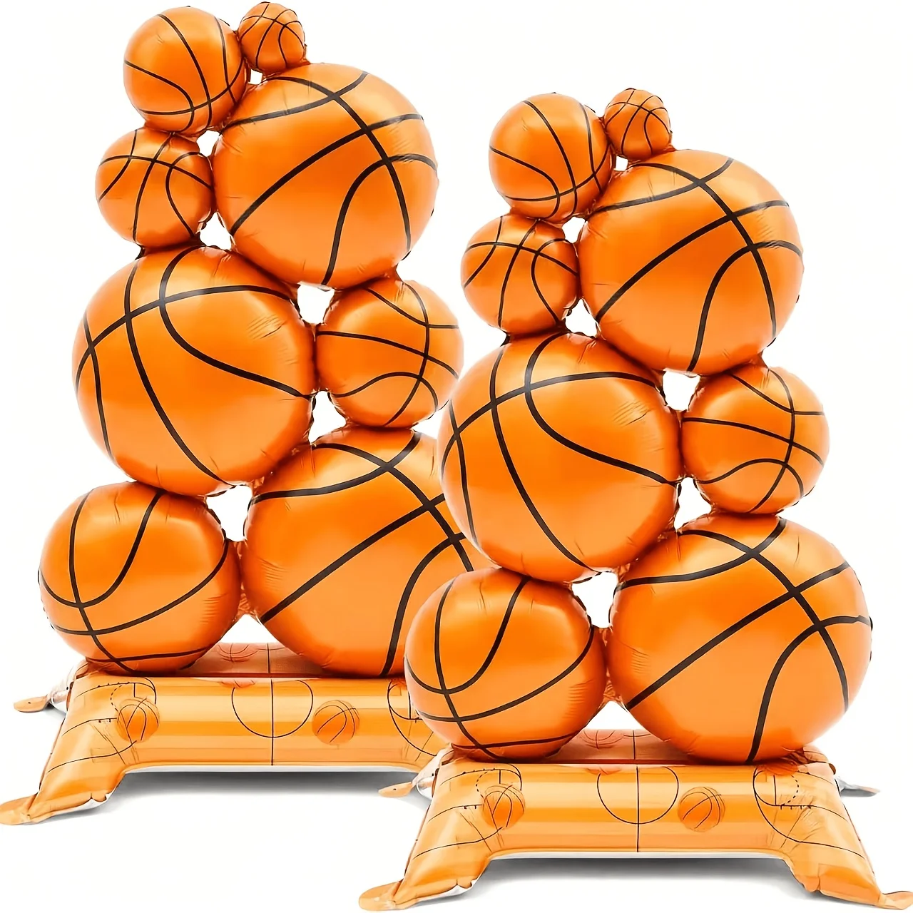 1/2Pcs Giant Self Standing Basketball Foam Balloons Sports ThemedParty Supplies Basketball Birthday Party Decoration
