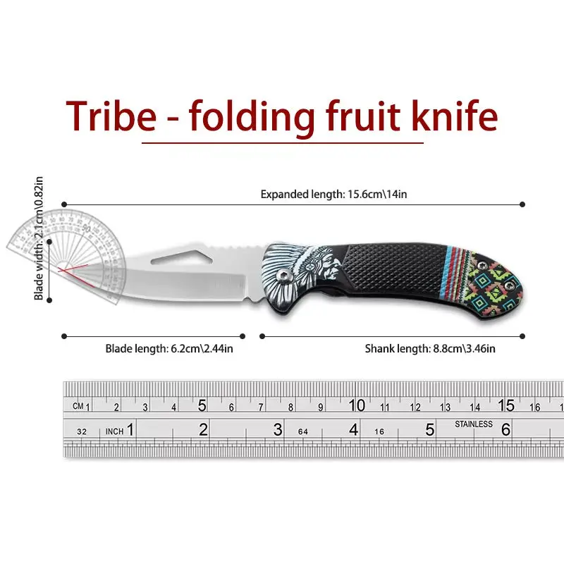 1 piece folding knife for eating meat knife for cutting fruit knife for roasting sheep stainless steel knife kitchen tools image 6