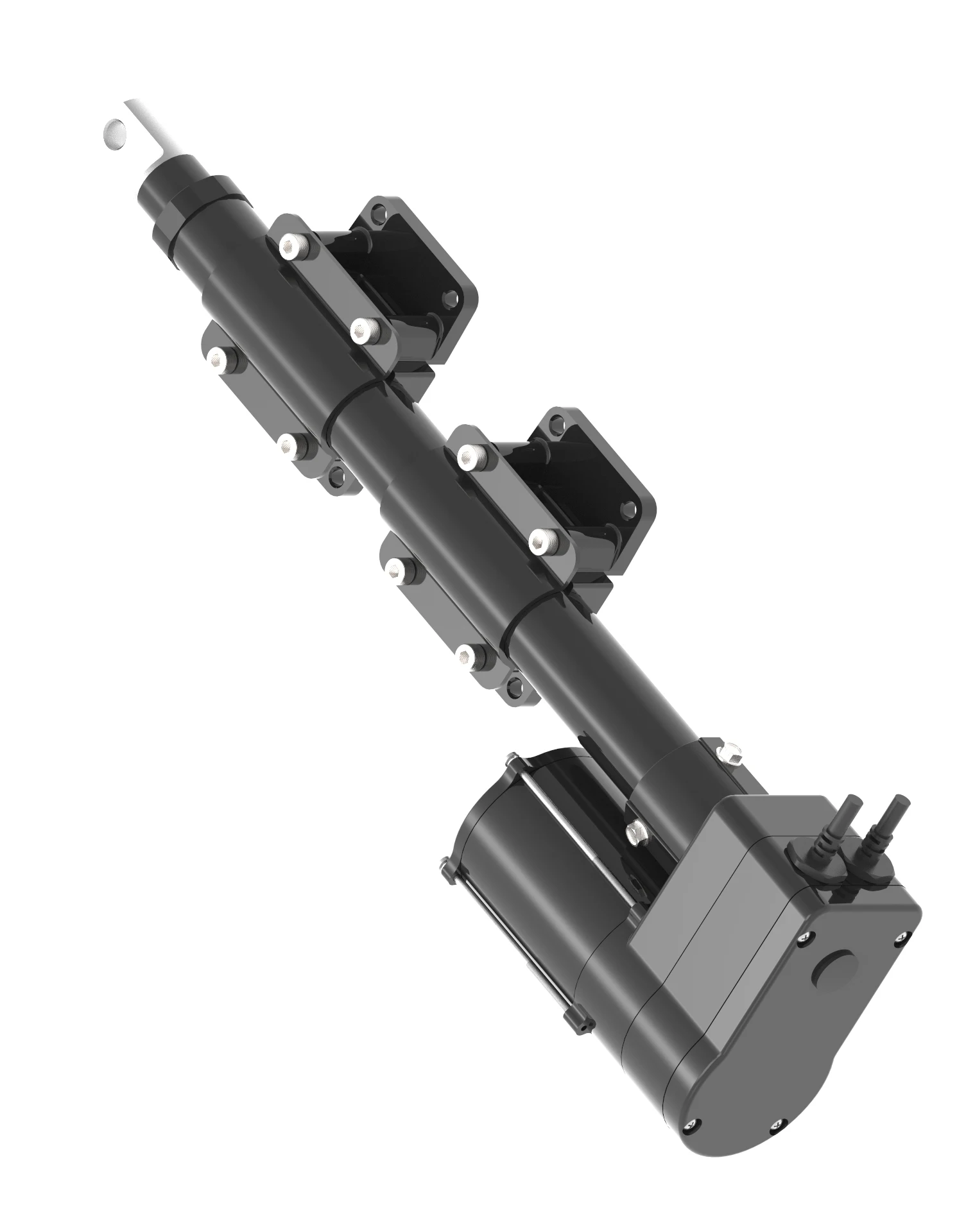 Attuatore elettrico di ventilazione per bestiame che trasporta l'alimentazione 5000N IP66 168W 4.2mm/s Attuatore lineare per azienda agricola