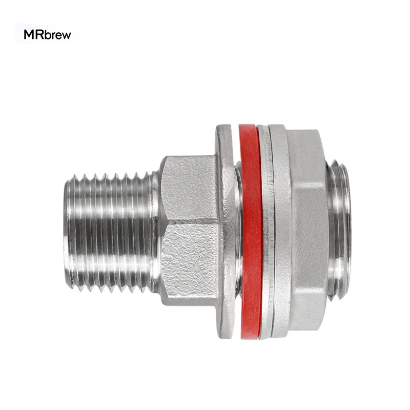Hardware Weldless grodzi-1/2 "męski NPT x 1/2" żeński gwint NPT Weldless armatura do Homebrew czajnik Keg/Whisket Still Brewing