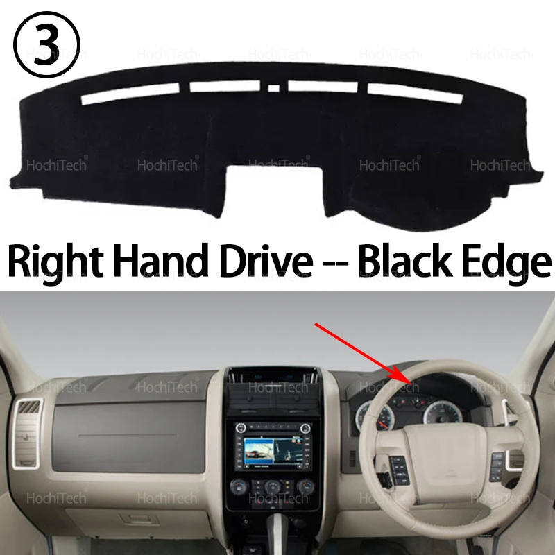 Armaturenbrett-Abdeckung, rutschfeste Matte, Schutzpolster, Sonnenschutz, Teppich, Teppich für Ford Escape Mercury Mariner, Mazda Tribute 2Gen 2008–2012 – Detail 10