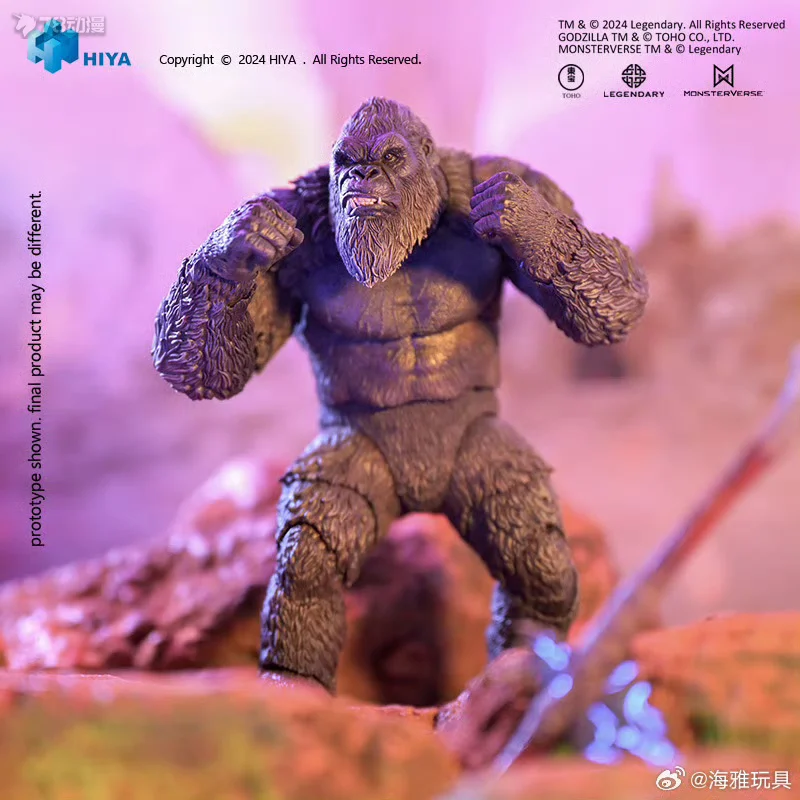 HIYA سلسلة أساسية رائعة Godzilla X Kong 6 بوصة 16 سنتيمتر عمل الشكل الإمبراطورية الجديدة كونغ أنيمي نموذج المنقولة جمع هدية