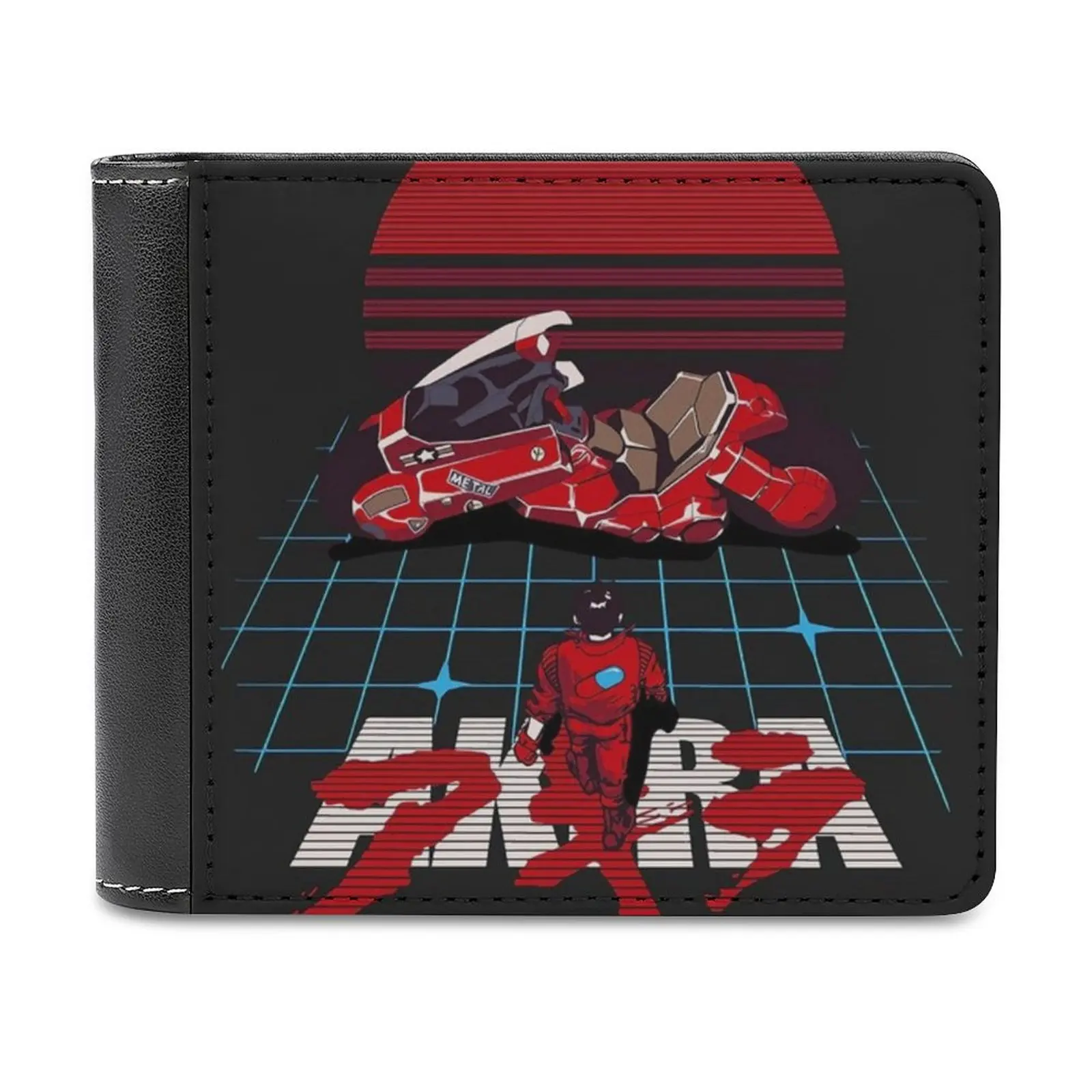 

Мужской кошелек Akira из искусственной кожи, короткие мужские кошельки, кошелек для кредитных карт для мужчин, сумка для денег, телефон Akira, манга, персонализированный